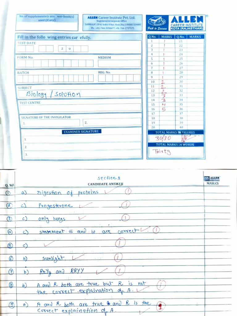 Pre Board-05, Science Ideal Copy | PDF