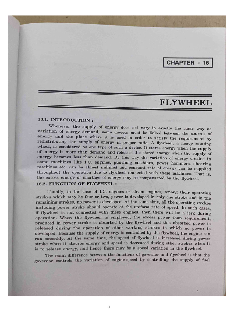Flywheel Textbook | PDF