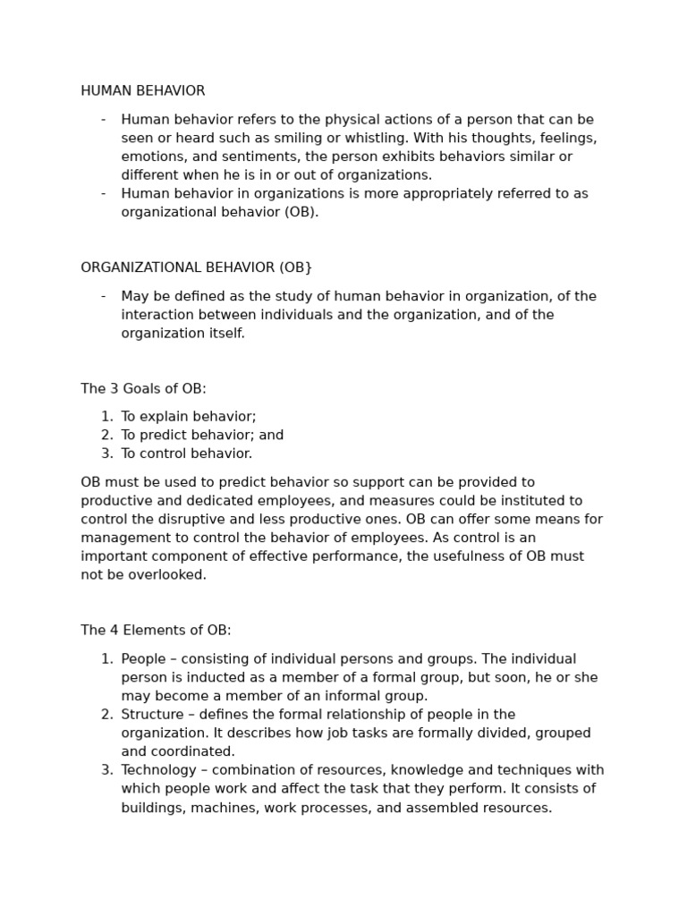 Human Behavior Reviewer | PDF | Motivation | Motivational