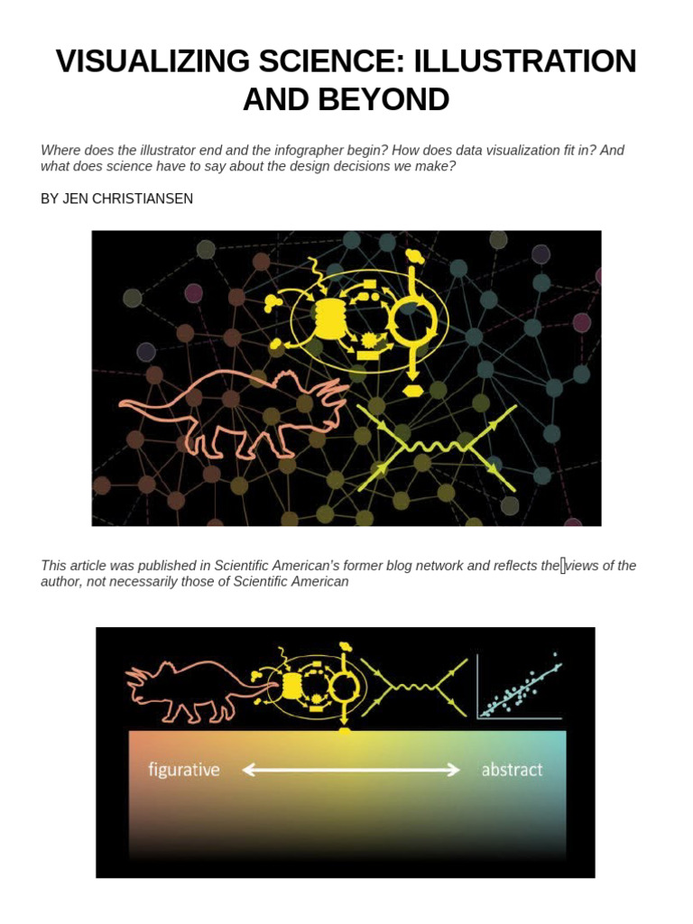 Visualizing Science - Illustration & Beyond | PDF | Uncertainty ...