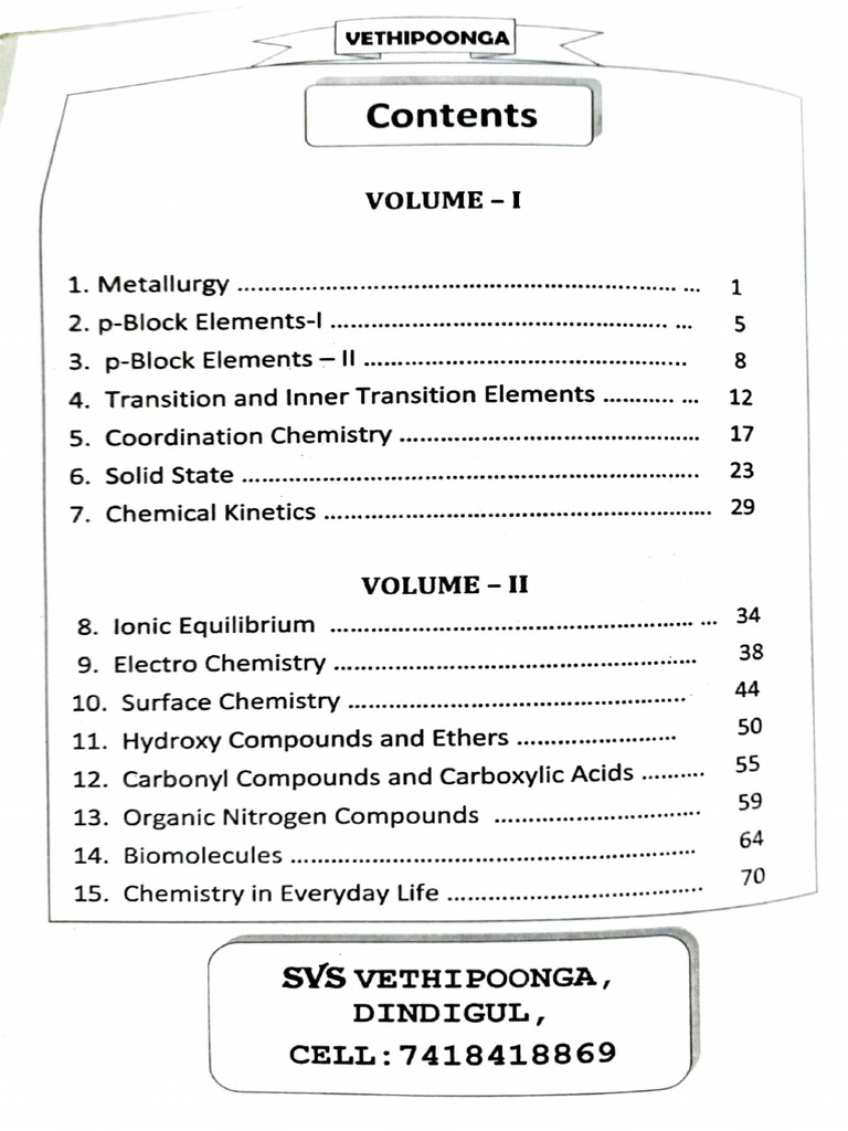 12 TH Chem 4 Units | PDF