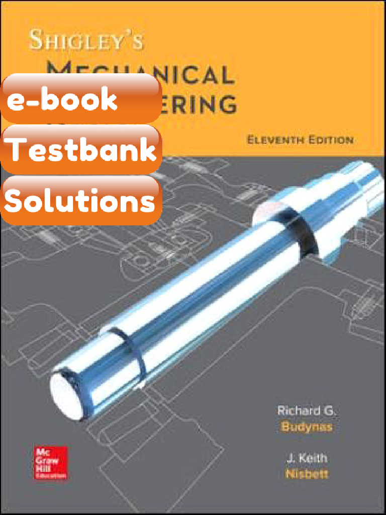 Shigleys Mechanical Engineering Design 11th Edition Budynas Ebook ...