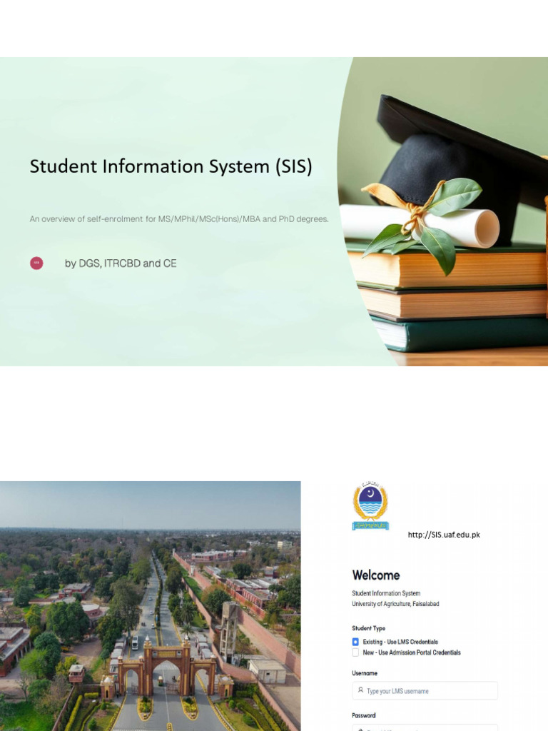 SIS For Enrolment | PDF