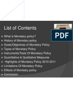 List of Contents
