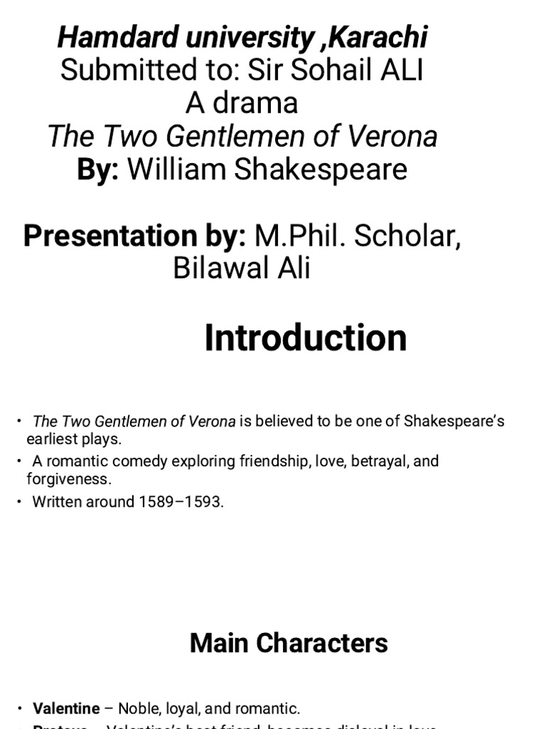 Presentation On Shakespears BBBB | PDF