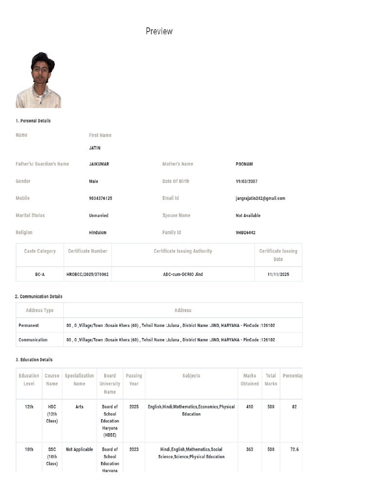 Profile | PDF