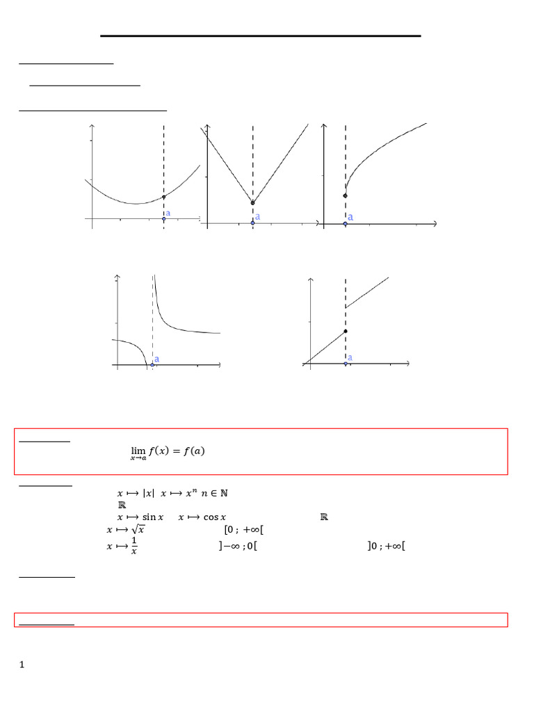 COUES SUR CONTINUITÉ ET CONVEXITÉ - T-Maths Spe - 2025-2026 | PDF ...