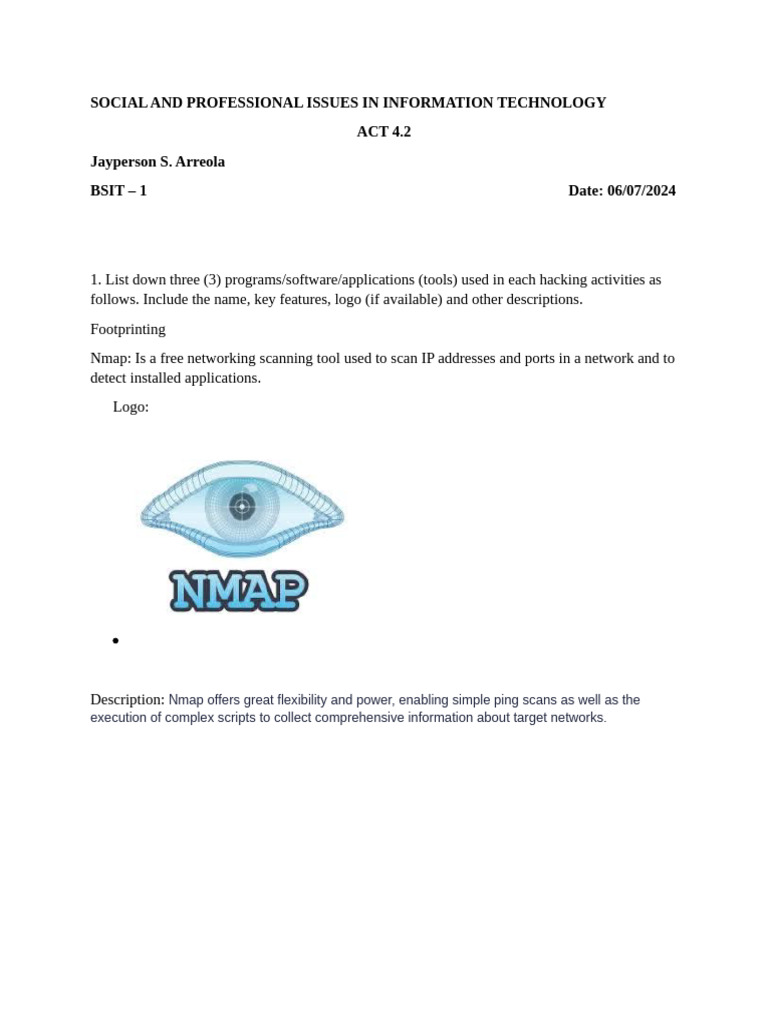 Social and Professional Issues in Information Technology | PDF | Http ...
