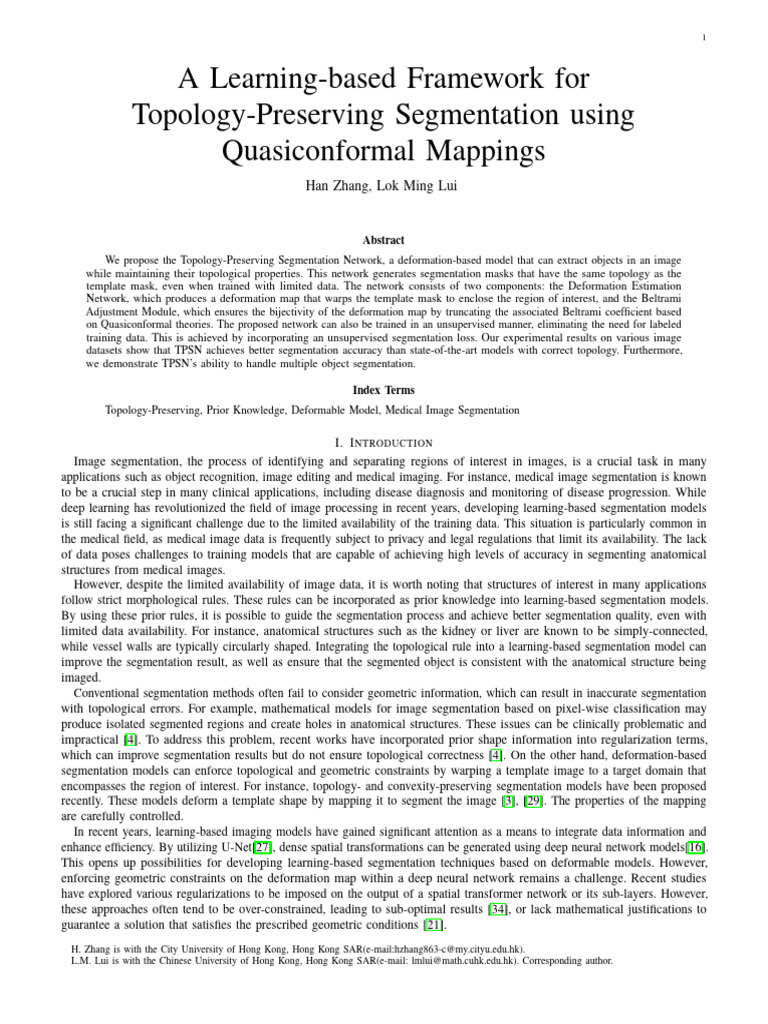 R4.a Learning-Based Framework For Topology-Preserving Segmentation ...