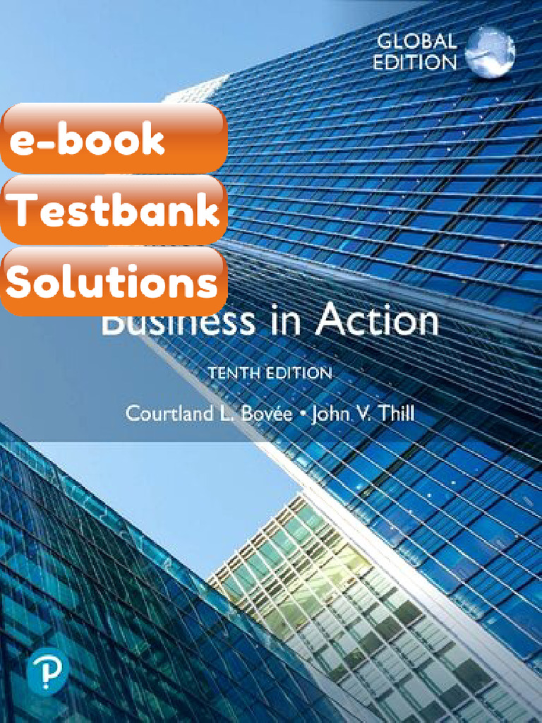Business in Action 10th Global Edition Ebook & Testbank | PDF