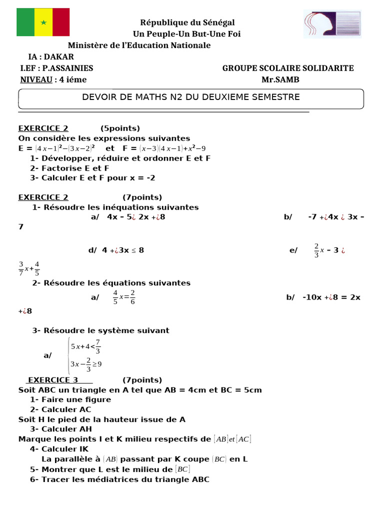 Logo4 (1) Devoir 23 | PDF