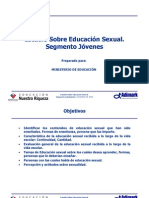 Estudio Sobre Educación Sexual - Segmento Jovenes Adimark