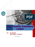 Acc. Payable Subsidiary Ledger: By: Sri Ningsih SMK Negeri 1 Boyolali