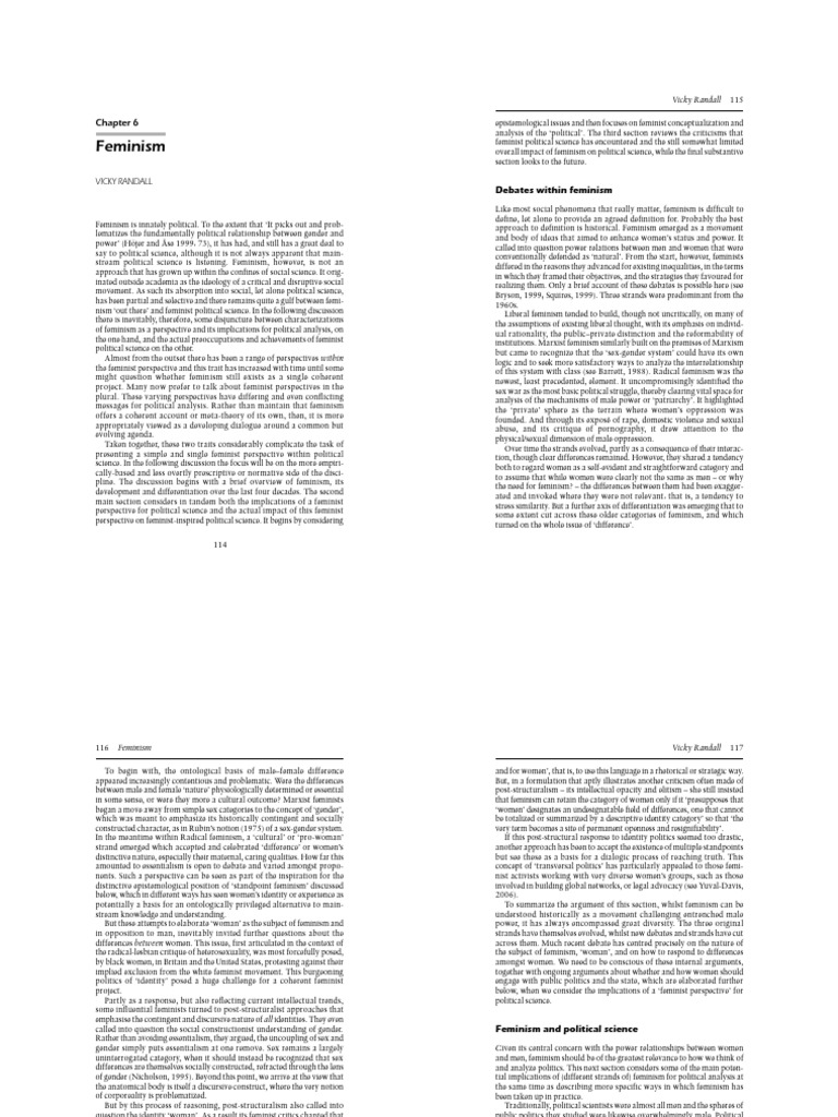 Feminism | PDF | Feminism | Gender Studies