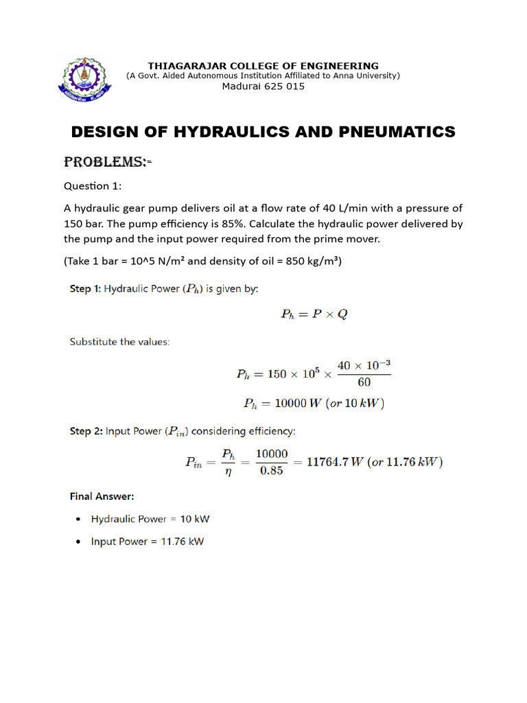 Problems Unit 2&3 | PDF
