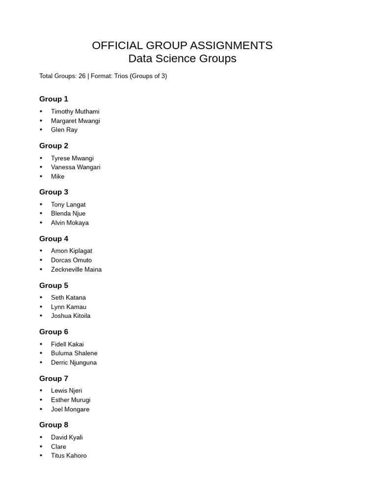 Data Science Groups-1 | PDF