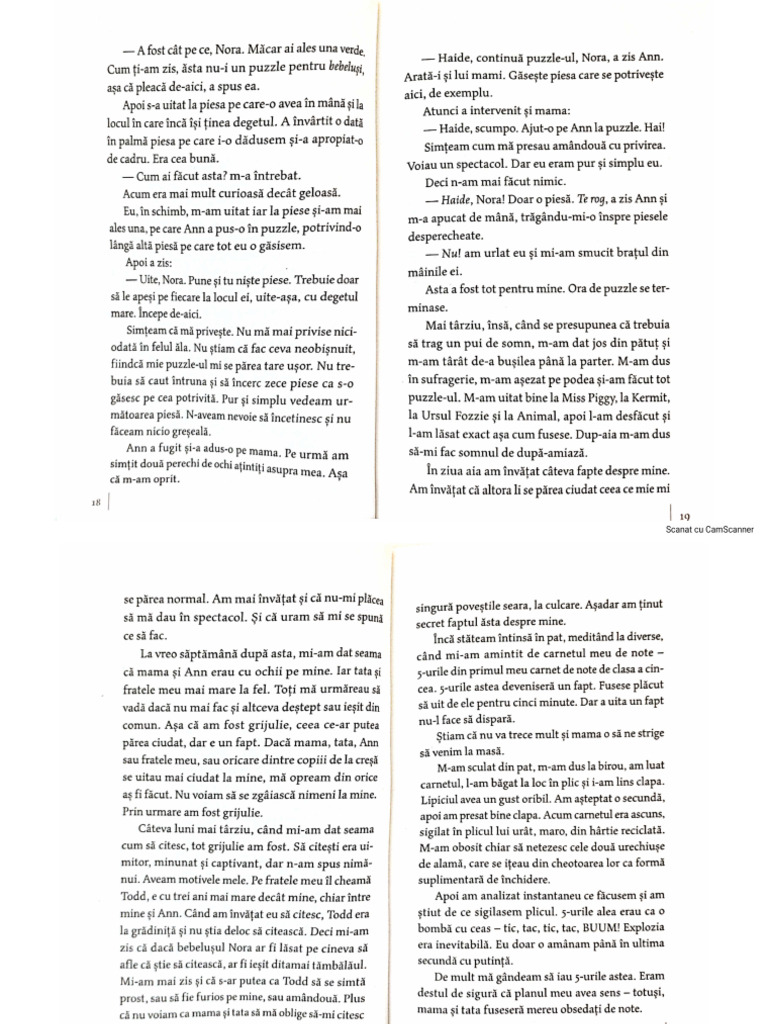 Carnetul de Note, de Andrew Clemens | PDF