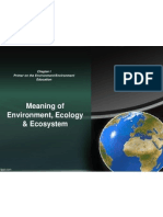 Power Point Presentation: Environmental Science