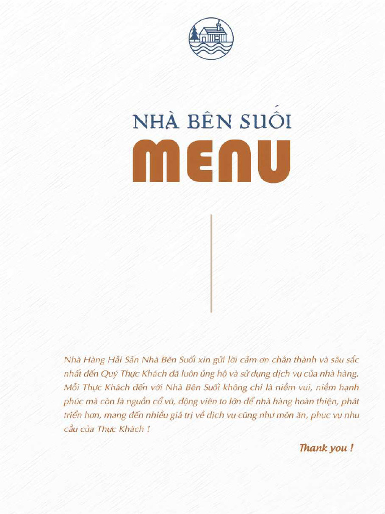 Menu Nhà Bên Suối Compressed | PDF