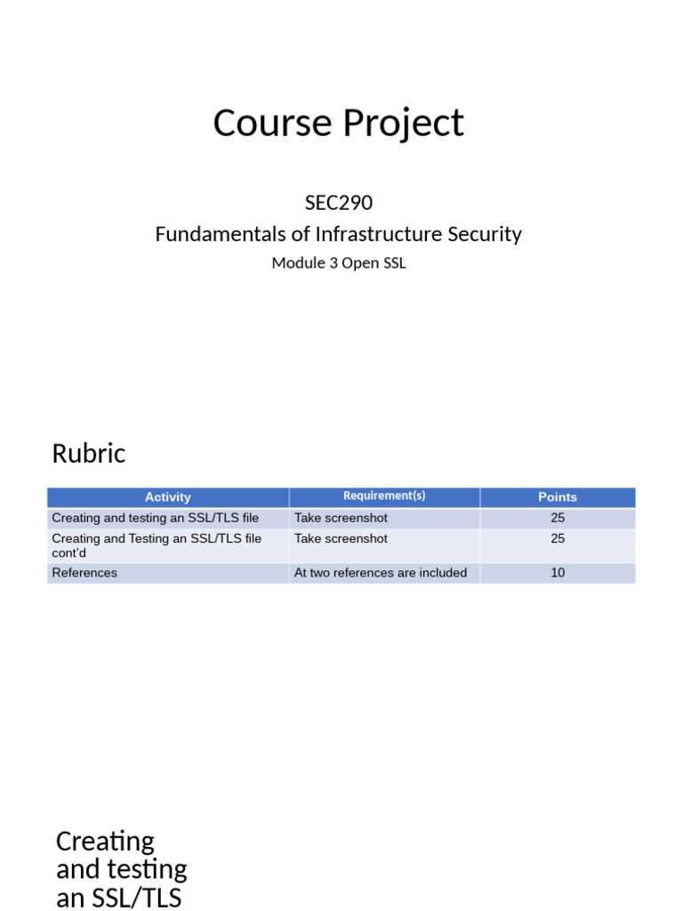 SEC290 Module 3 Project | PDF