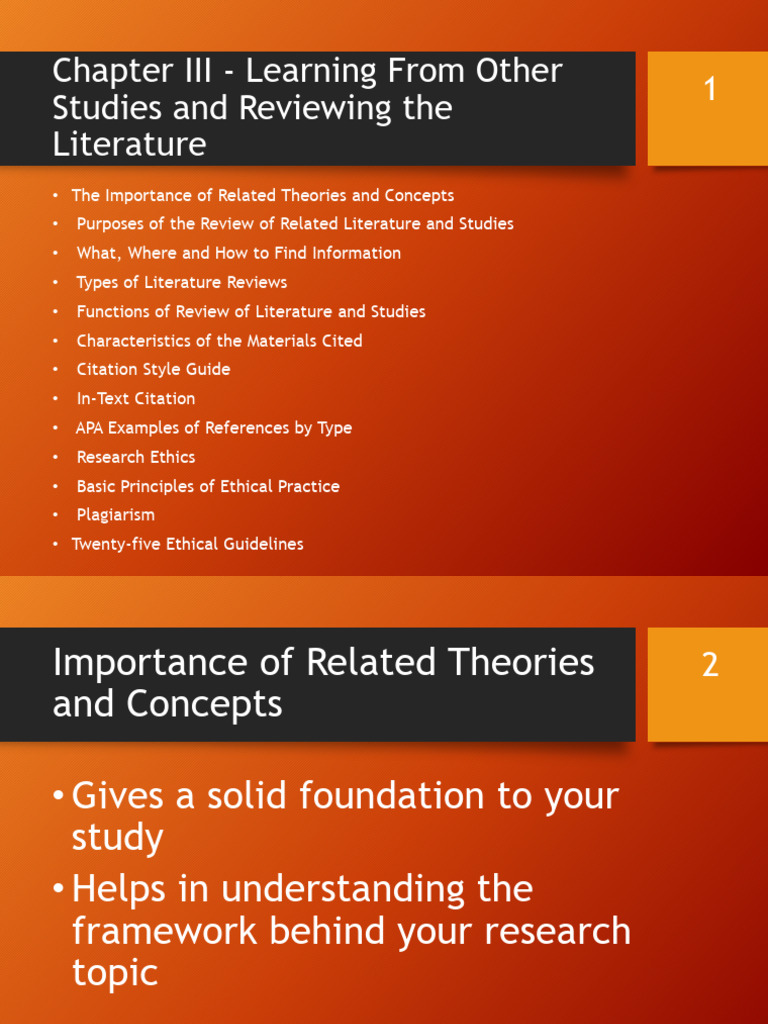 CHAPTER 3 RRL Students | PDF | Citation | Literature Review