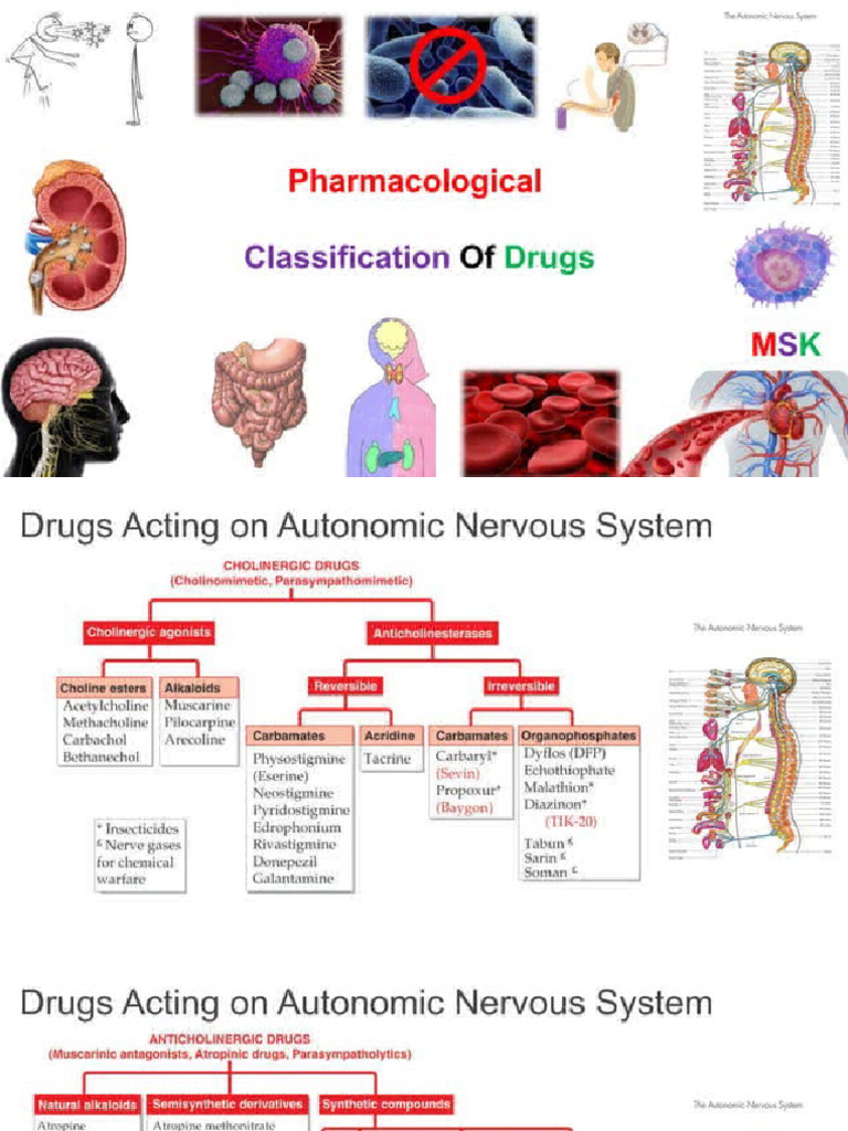 Pharmacological Classification of Drugs 240737623 | PDF