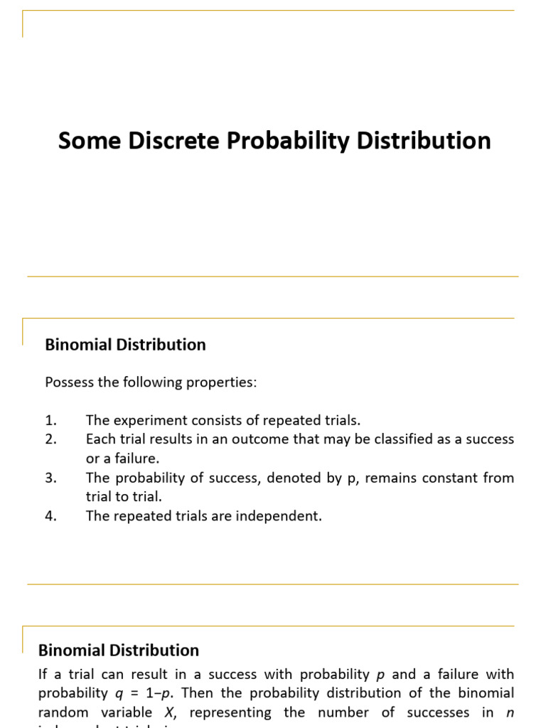 Lecture Week 03 | PDF | Probability Distribution | Measure Theory