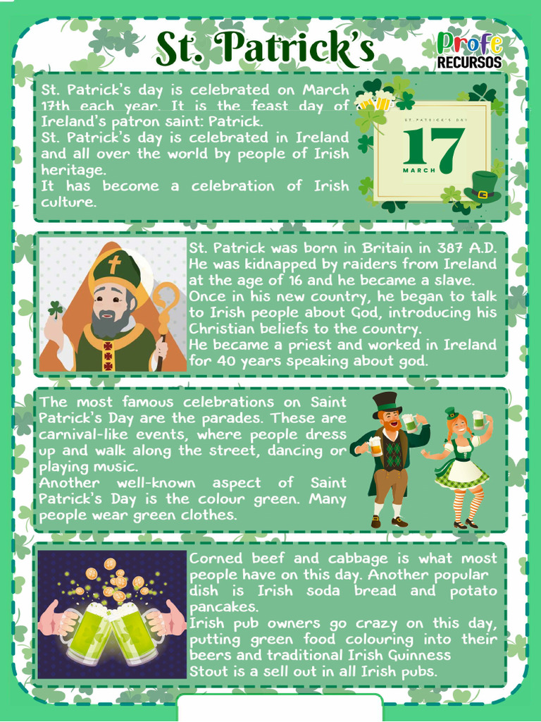 Reading ST Patrick | PDF