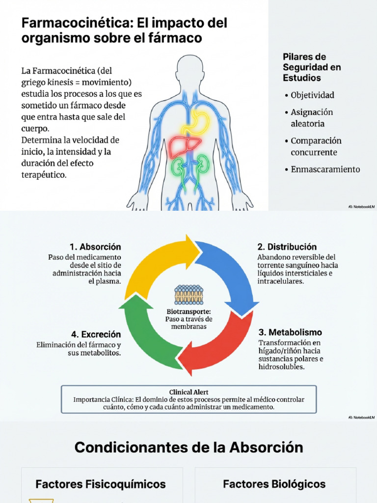 Farmacocinética El Viaje Del Fármaco | PDF