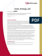 Softscape Whitepaper: Aligning Goals, Strategy and Performance