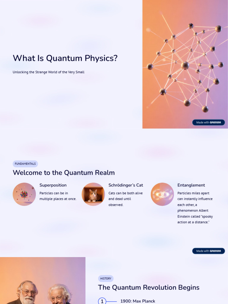 What Is Quantum Physics | PDF | Physical Sciences | Physics
