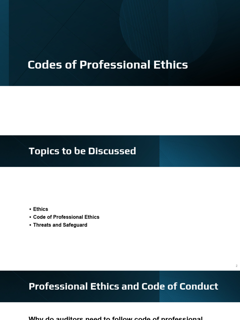 Lecture - 5 - Code of Professional Ethics | PDF | Professional Ethics ...