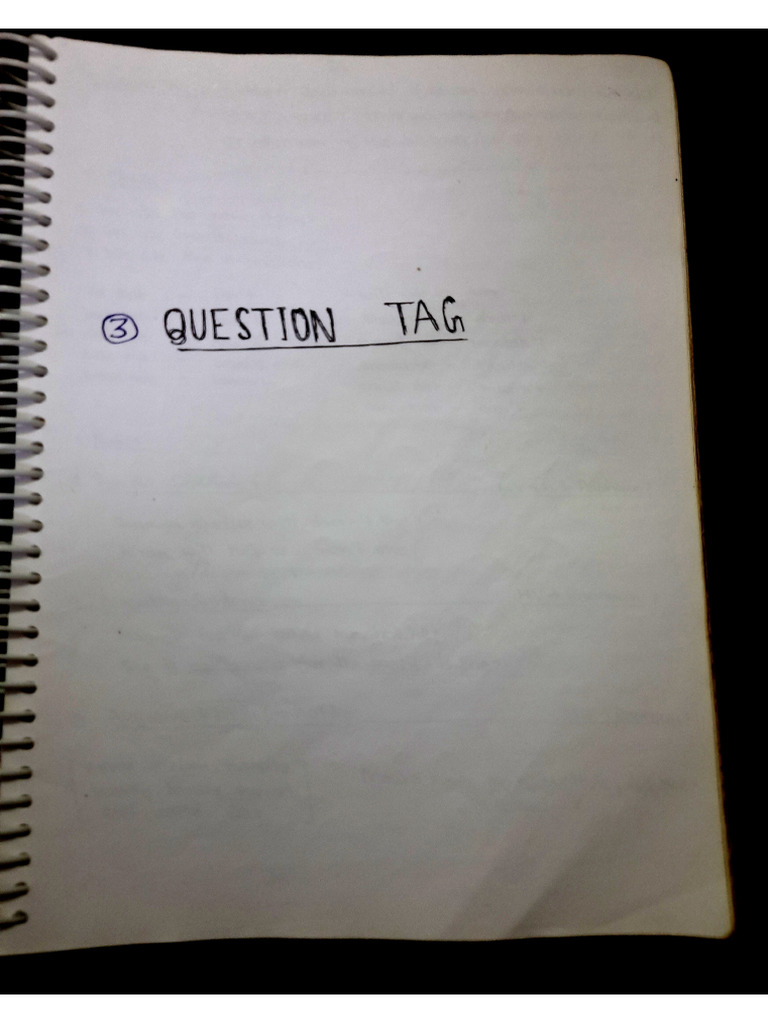 03 Question Tag .. | PDF
