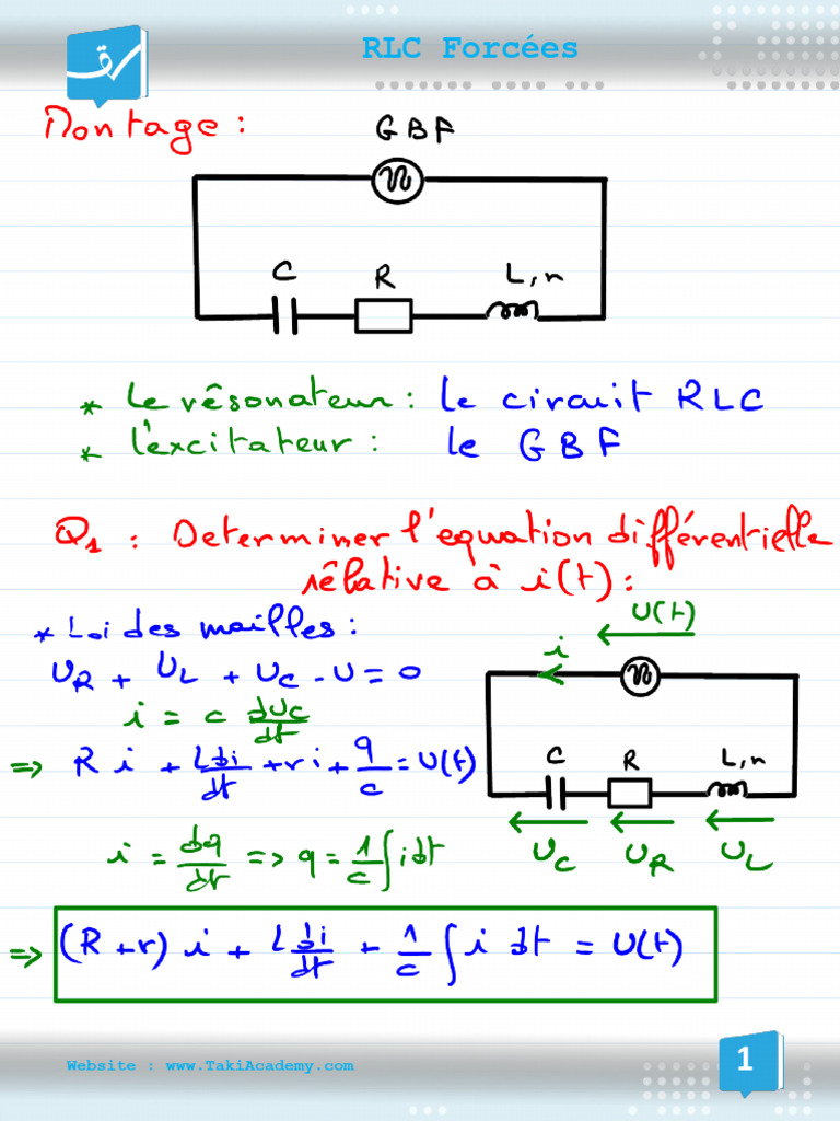 RLC Forcée QST .Rps | PDF