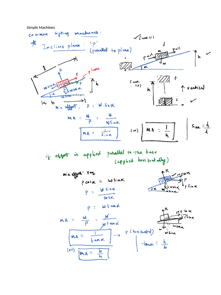Simple Machines 05 | PDF