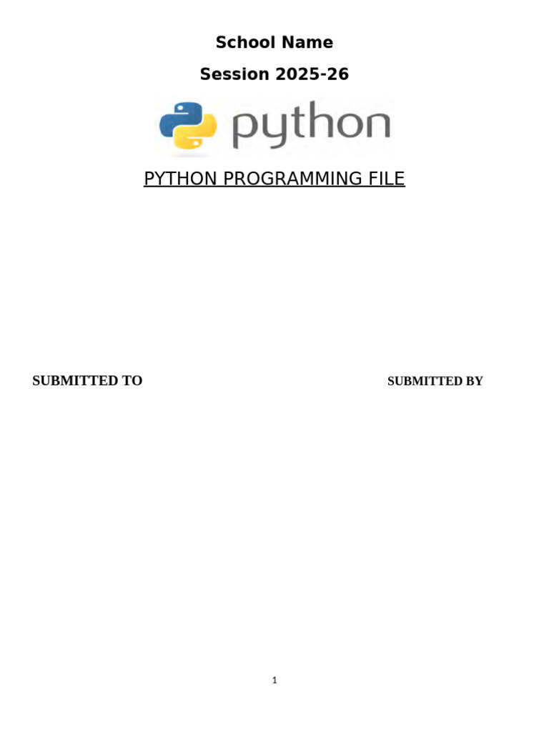 CS Practical File XII | PDF
