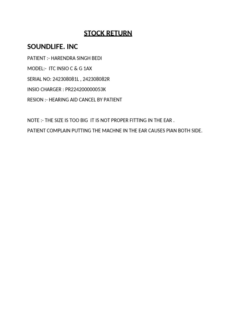 Stock Return | PDF