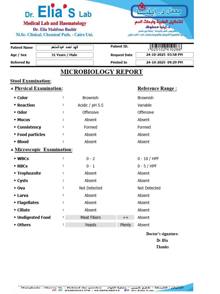 Stool Examination | PDF | Human Feces