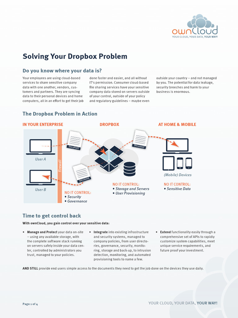Owncloud Dropbox Problem | PDF | Cloud Computing | Mobile App