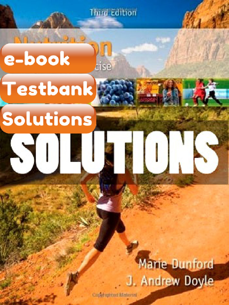 eBook & Testbank Nutrition for Sport and Exercise 3 Ed Dunford | PDF ...
