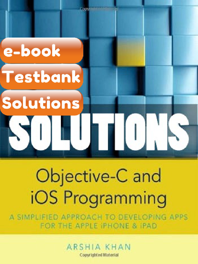 eBook & Testbank ObjectiveC and IOS Programming a Simplified Approach ...