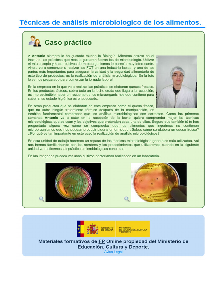Tema 2 - TECNICAS ANALISIS MICRObiológicos | PDF | Tinción | Microscopio