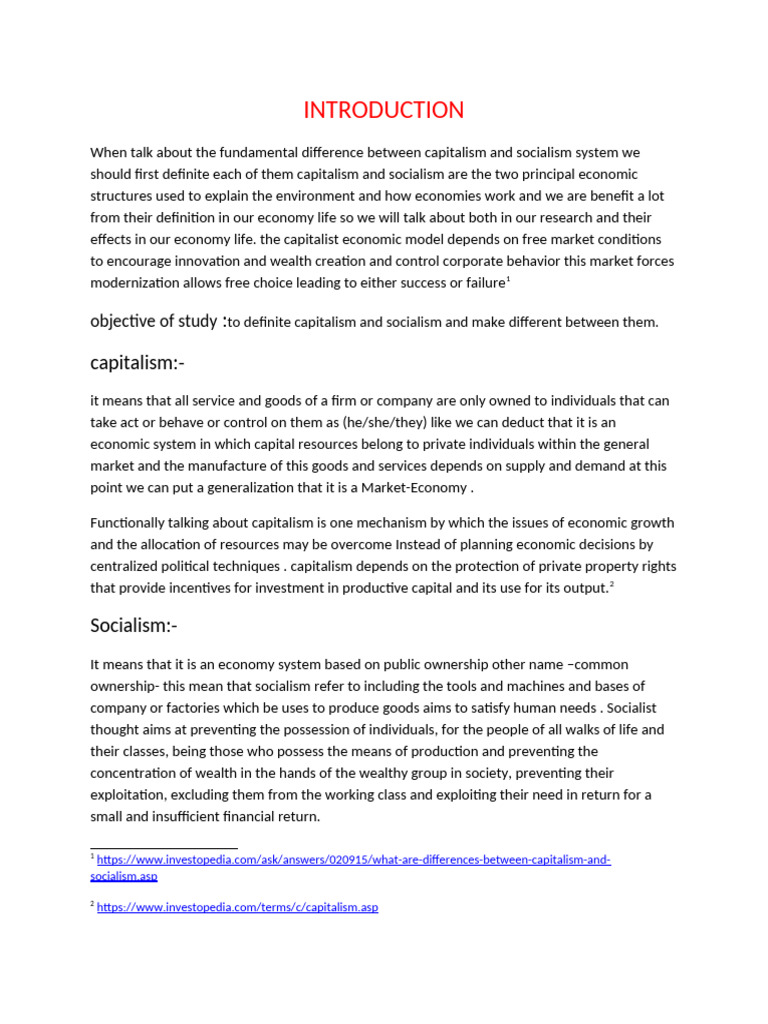 E205 Abdelhameed Mostafa | PDF | Capitalism | Socialism