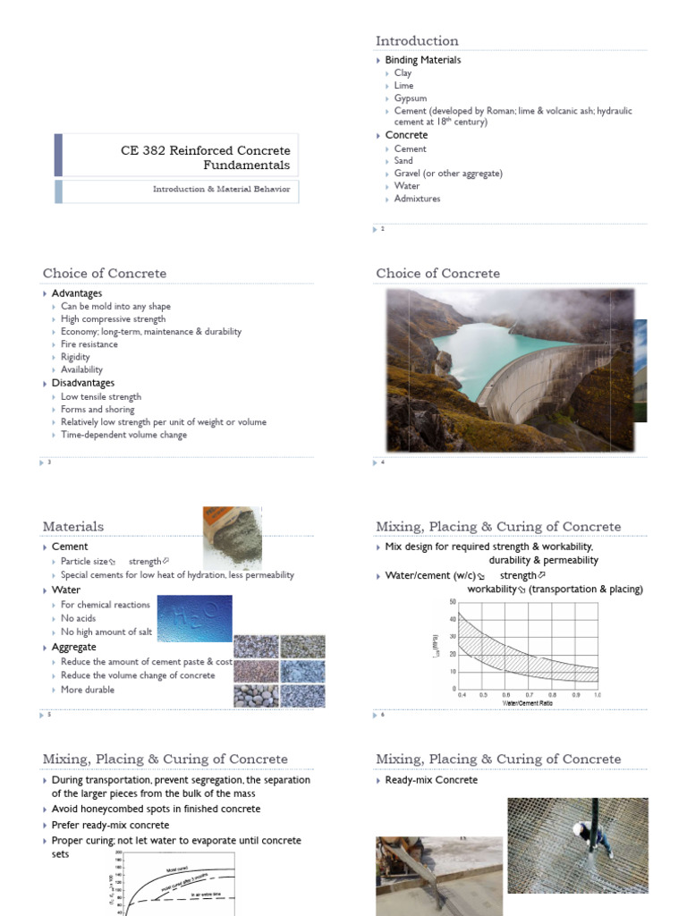 01 Introduction Handout | PDF | Concrete | Strength Of Materials