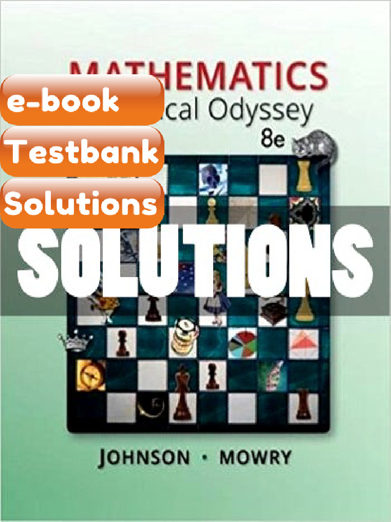 Ebook & Testbank Mathematics A Practical Odyssey 8 Ed Johnson | PDF ...