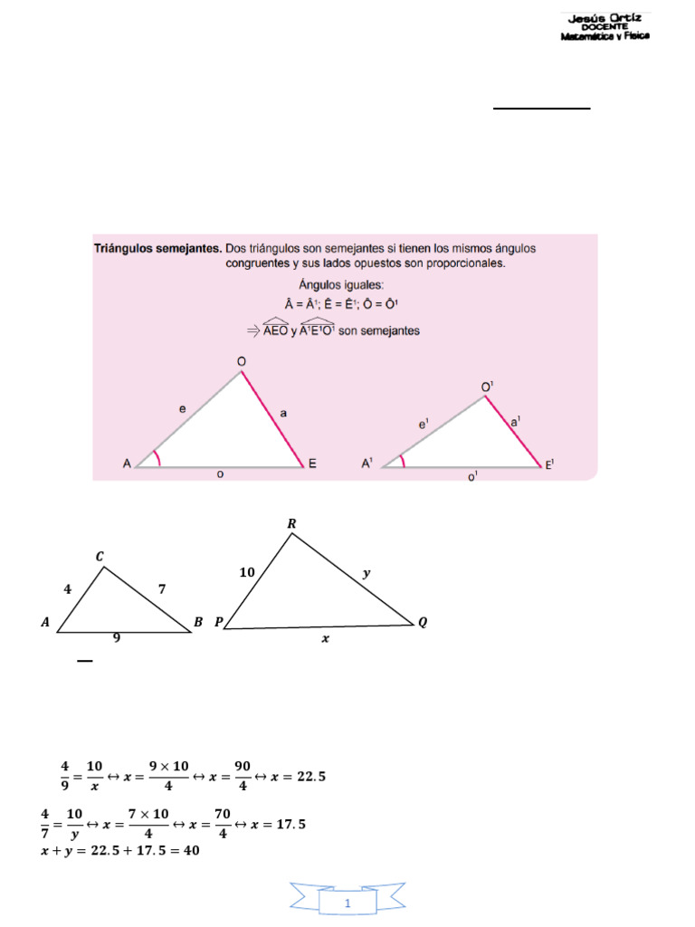 2023 Matemática IV Unidad | PDF | Matemática Elemental | Formas geométricas