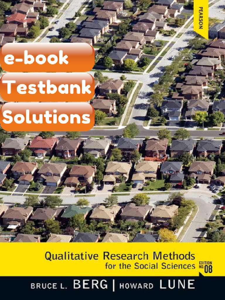 Ebook & Testbank Qualitative Research Methods For The Social Sciences ...