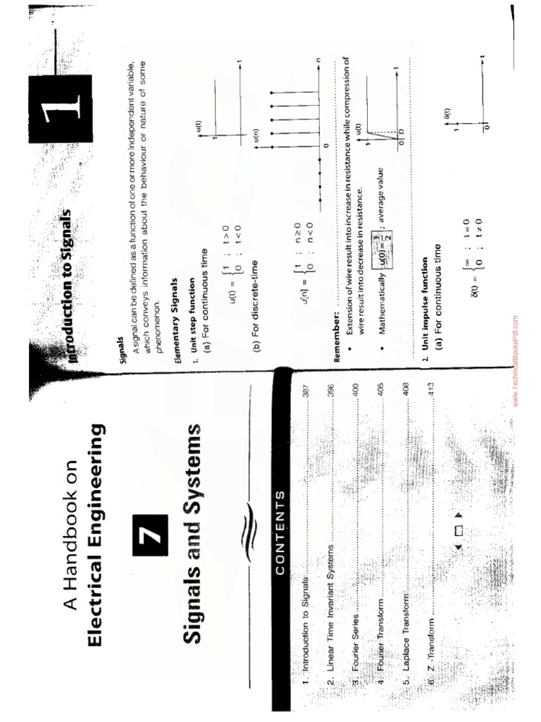 Signal and System Hand Book | PDF