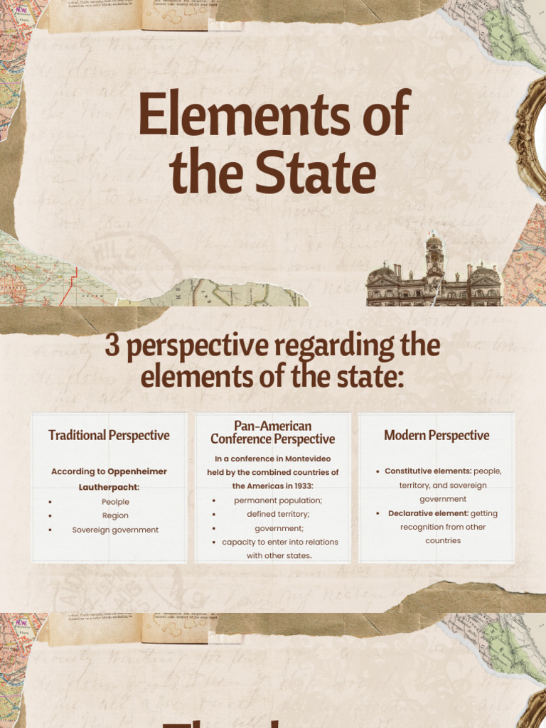 Elements of The State | PDF