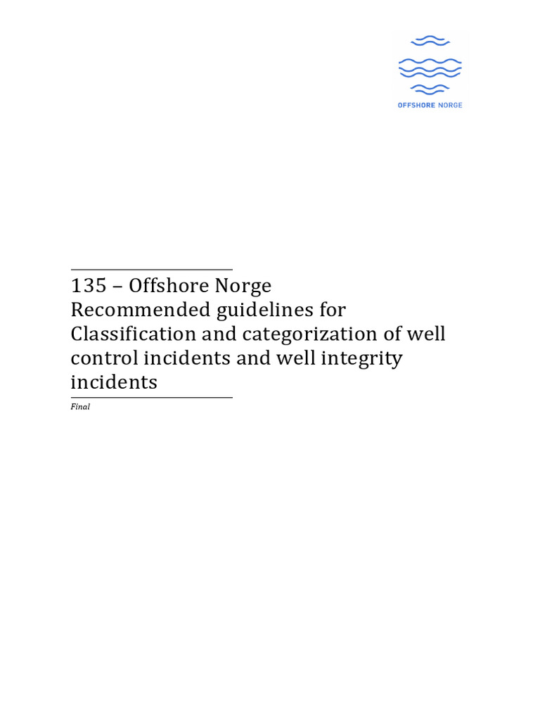 135 Recommended Guidelines For Classification and Categorisation Rev 07 ...